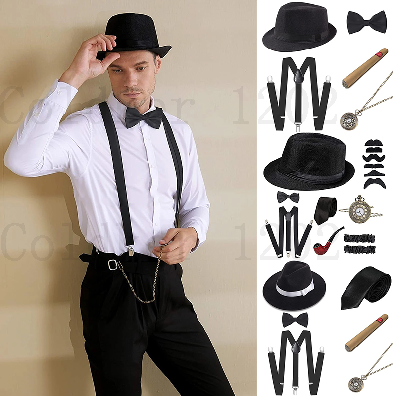 Men'S Accessories In The 1920S - Free Ship Halloween 1920s Mens Gatsby