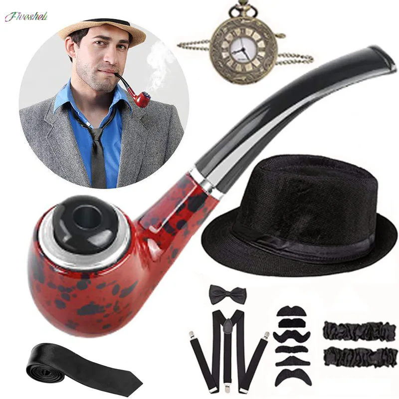 Men'S Accessories In The 1920S - Halloween Party Great Gatsby Cosplay Costume