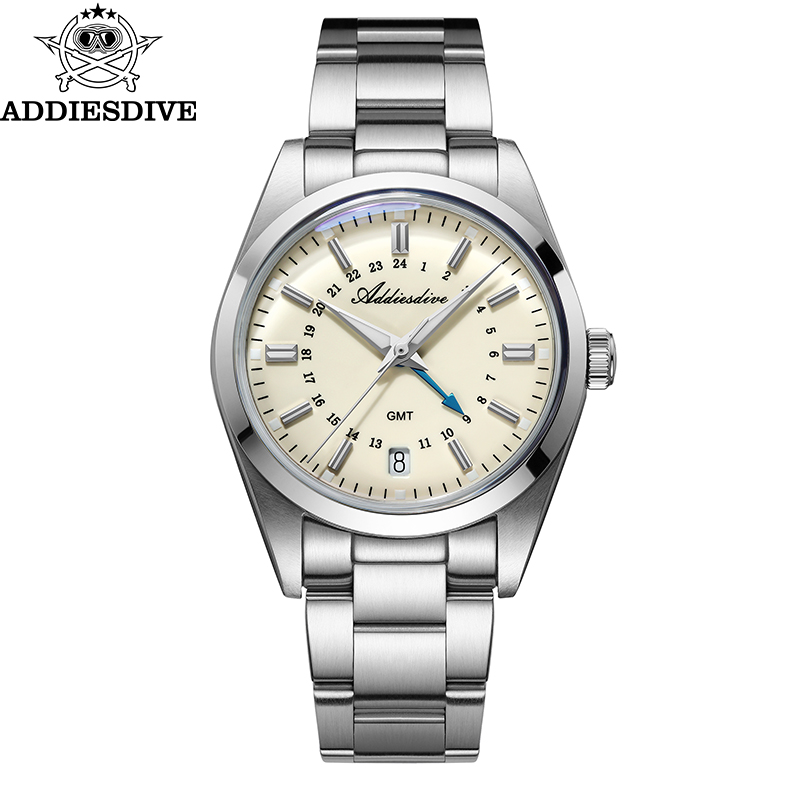 Men Accessories Bracelet - ADDIESDIVE Hot Brand 36mm Luxury GMT