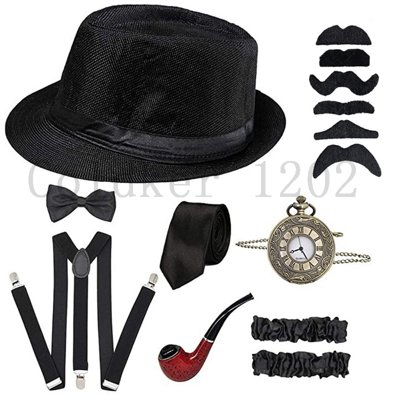 Free Ship Halloween 1920s Mens - огляд і ціна Men'S Accessories In The 1920S