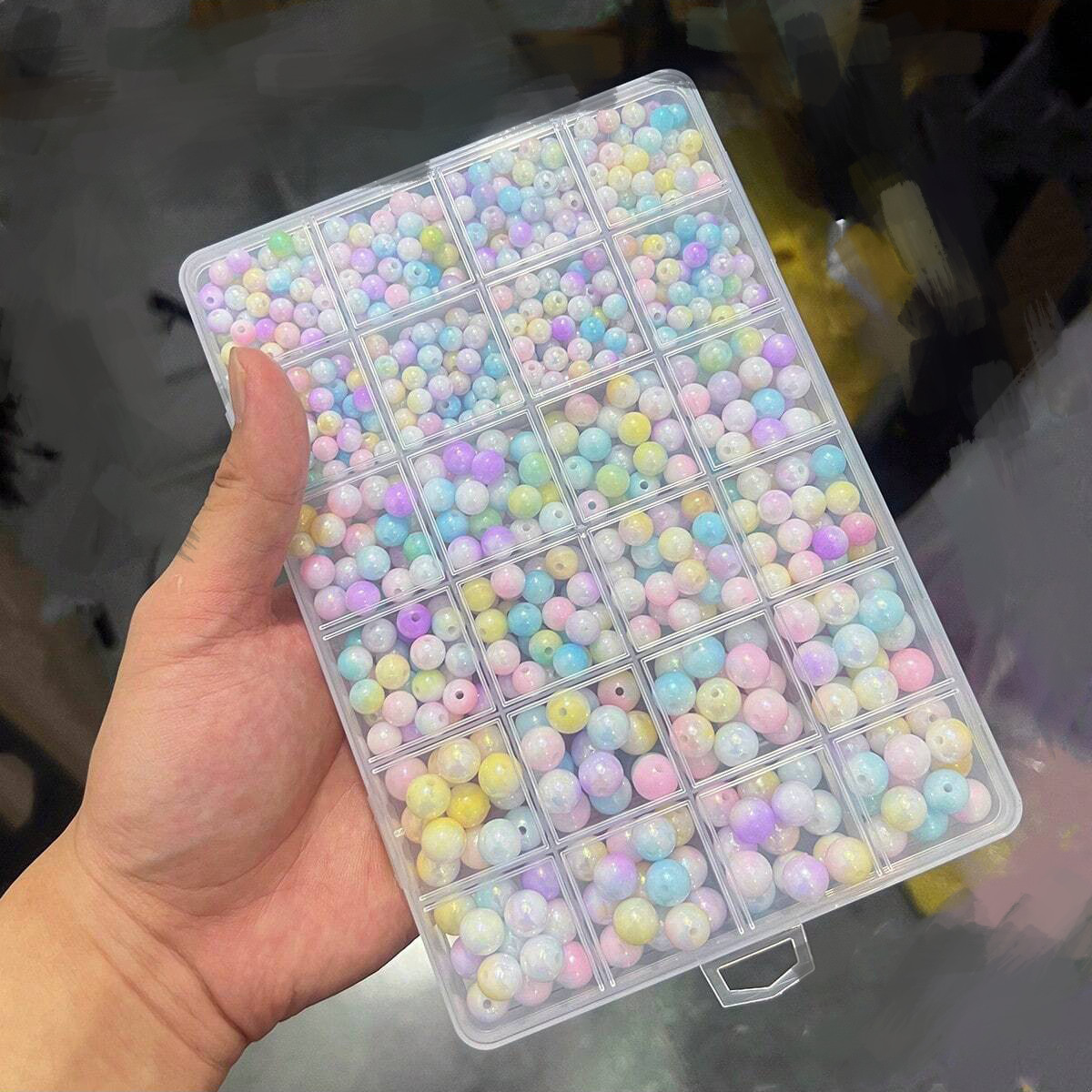 800pcs/24 grid set box 6mm/8mm - огляд і ціна Men Accessories Bracelet