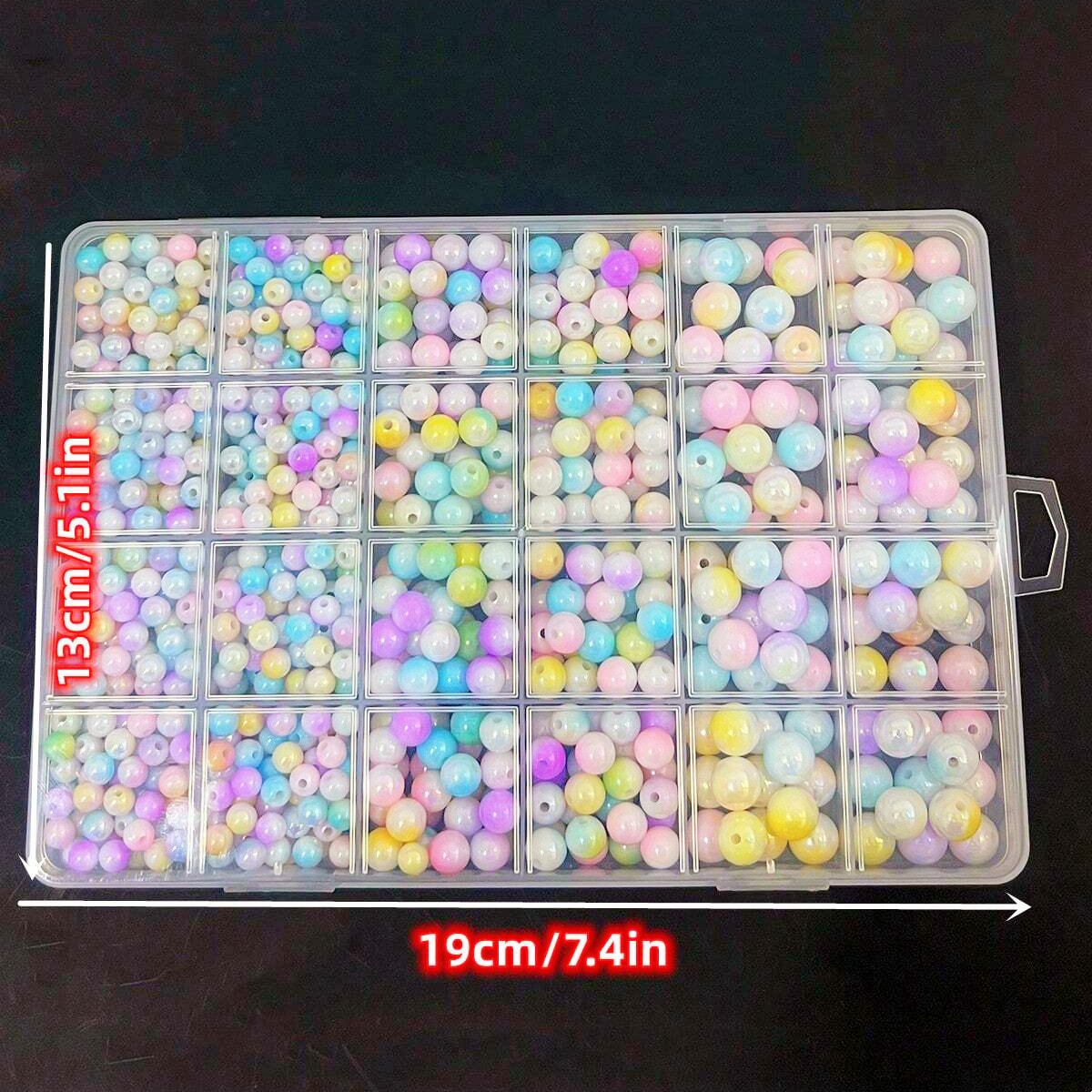 800pcs/24 grid set box 6mm/8mm - огляд і ціна Men Accessories Bracelet