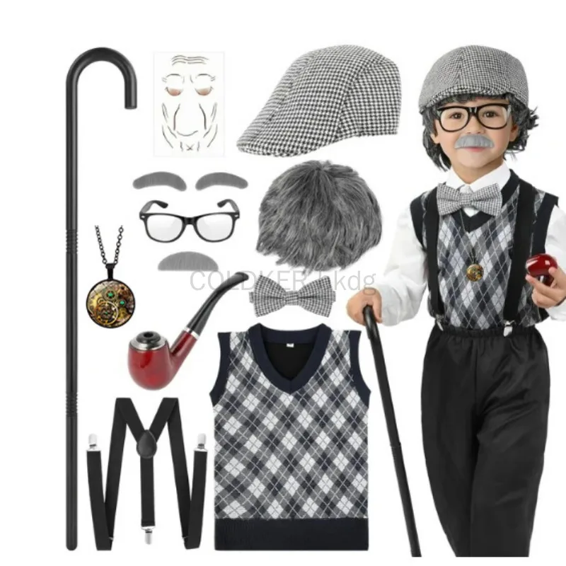 Halloween Festival Old Man Cos - огляд і ціна Men'S Accessories In The 1920S