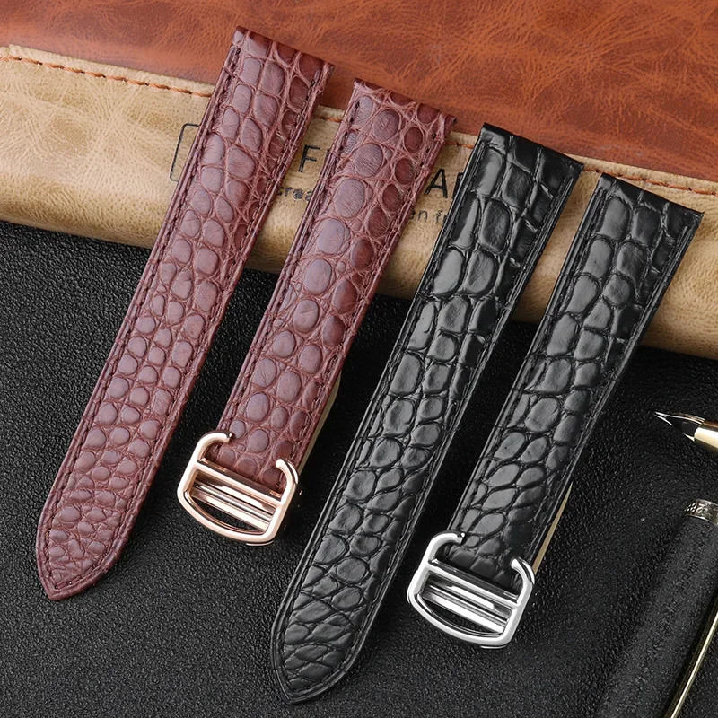 Crocodile Watchband 16 18 20 2 - огляд і ціна Men'S Accessories Cartier