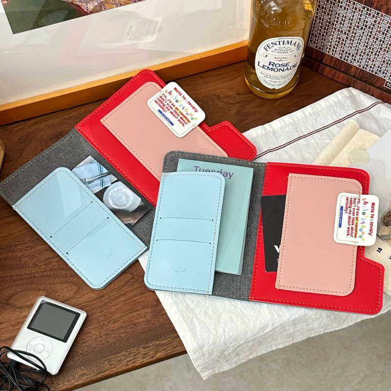 Ins Color Block Passport Holde - огляд і ціна Travel Organizer Men