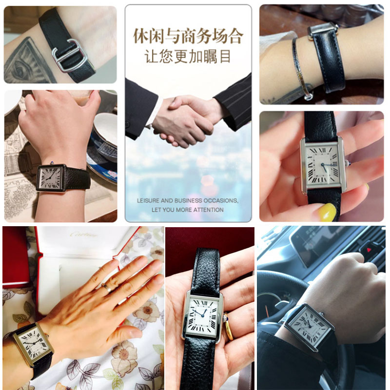 For Cartier TANK SOLO RONDE DE - огляд і ціна Men'S Accessories Cartier