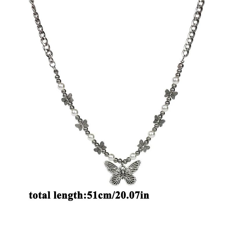 Gothic Butterfly Pendant Neckl - огляд і ціна Men Accessories Aesthetic