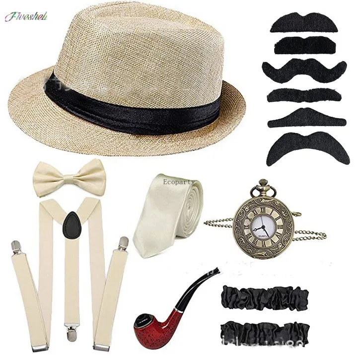 Halloween Party Great Gatsby C - огляд і ціна Men'S Accessories In The 1920S