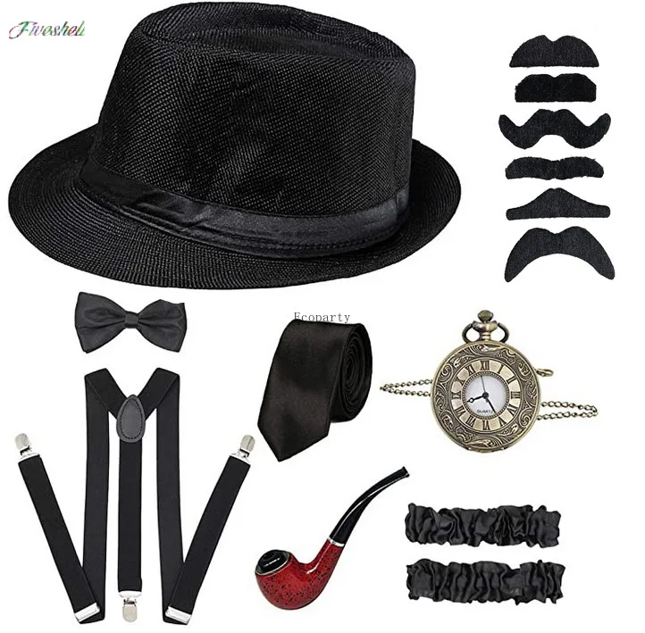 Halloween Party Great Gatsby C - огляд і ціна Men'S Accessories In The 1920S