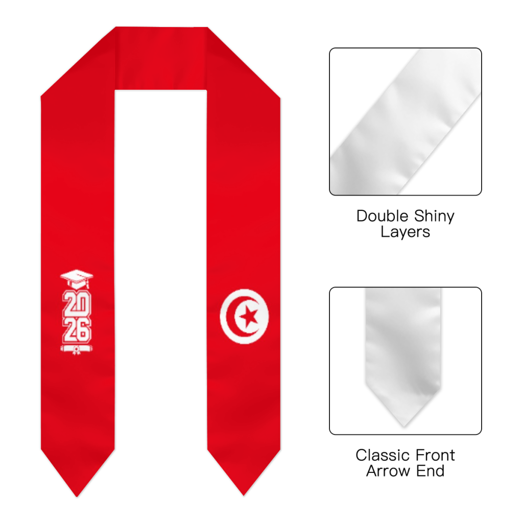 Class of 2026 Tunisia Flag Sca - огляд і ціна Men Accessories Tunisia