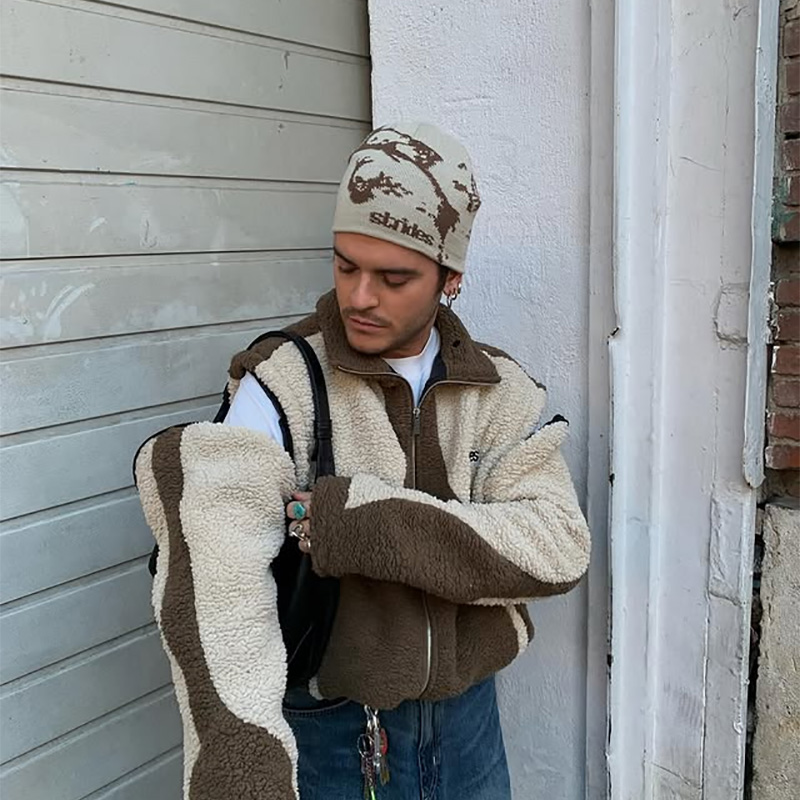 Men Beanie Strides Splatter Be - огляд і ціна Men Accessories Aesthetic