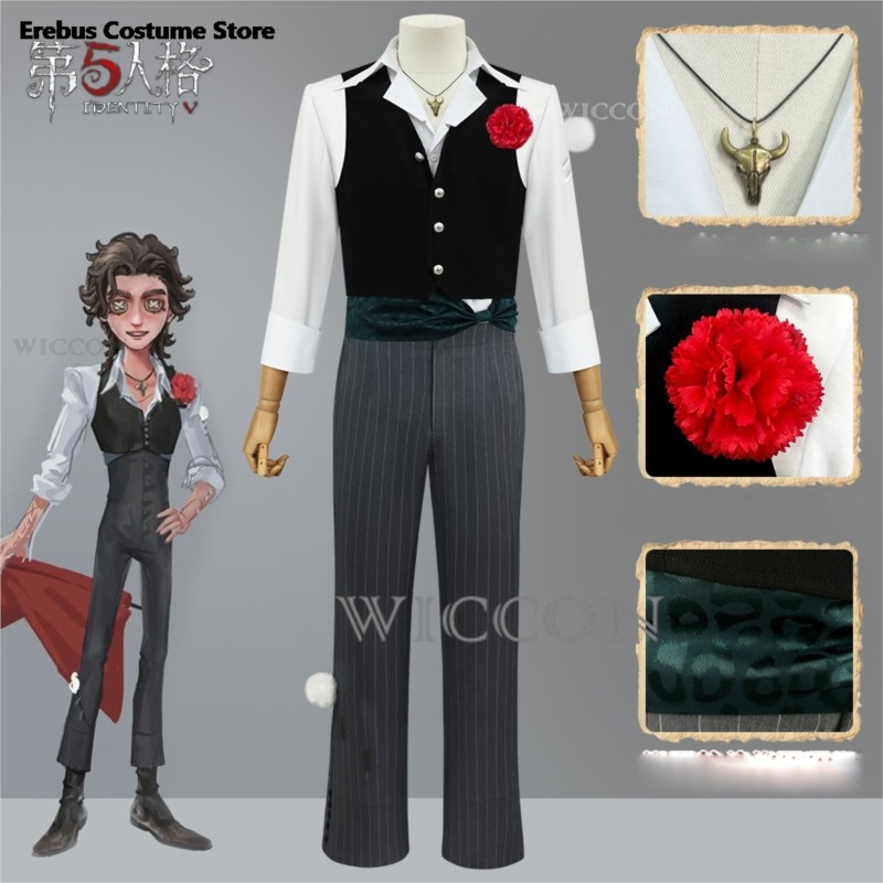 Adults Cosplay Game Game Ident - огляд і ціна Men'S Accessories With Suits