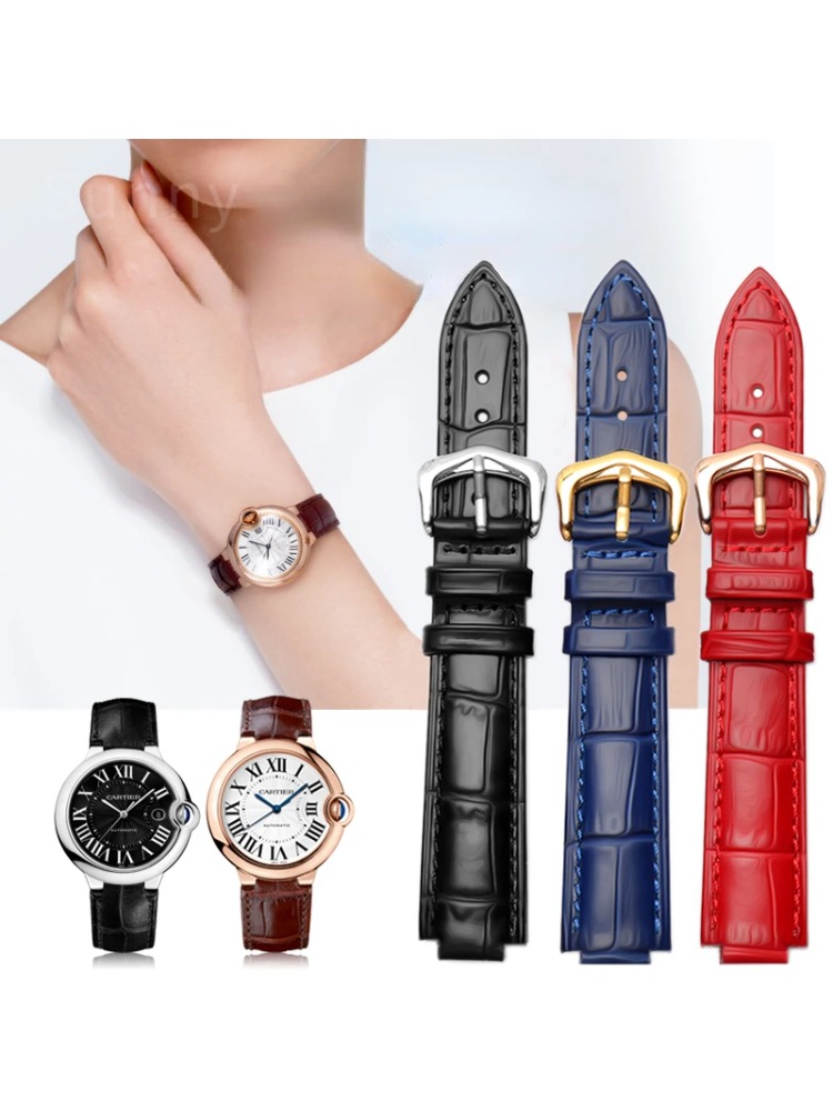 Genuine Leather Watch Strap fo - огляд і ціна Men'S Accessories Cartier