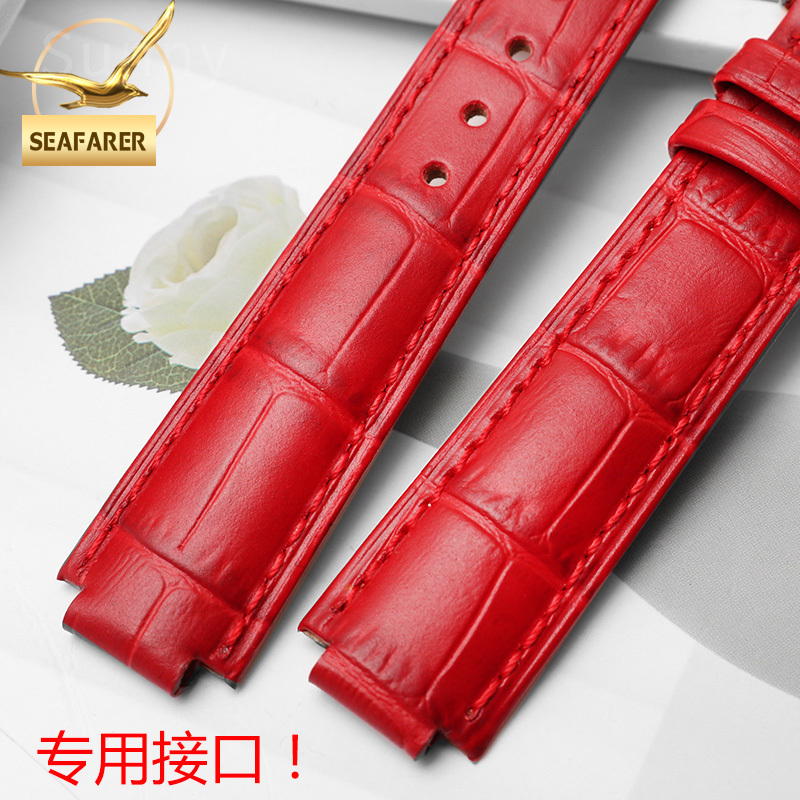 Genuine Leather Watch Strap fo - огляд і ціна Men'S Accessories Cartier