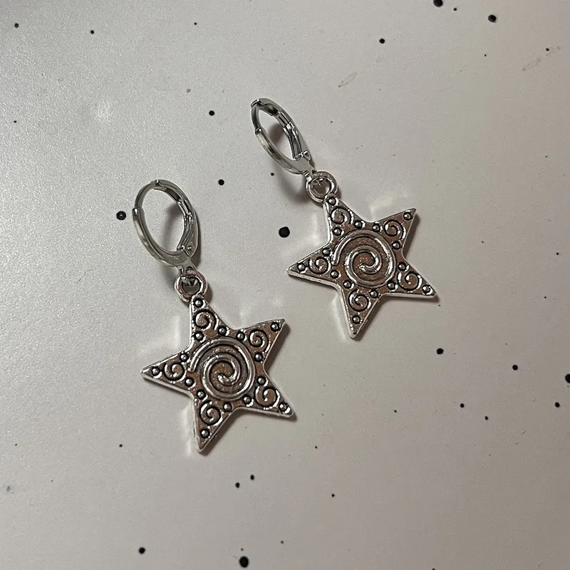 Vintage Goth Silver Color Spir - огляд і ціна Men Accessories Aesthetic