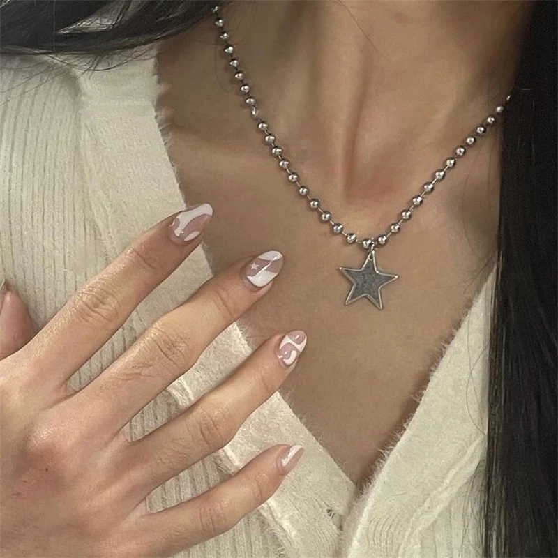 Kpop Cool Punk Vintage Star Pe - огляд і ціна Men Accessories Aesthetic