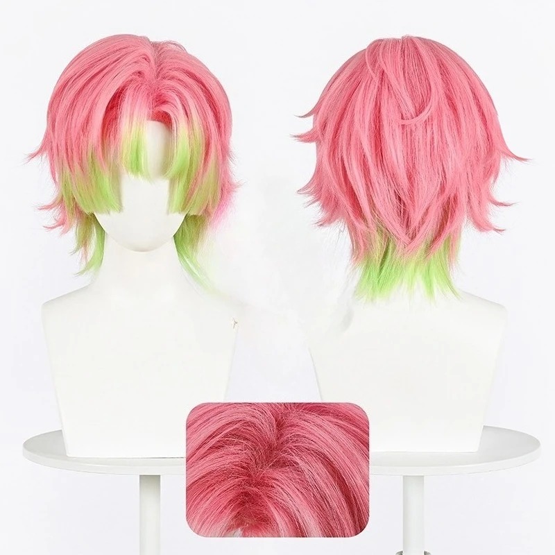 Kanroji Mitsuri Cosplay Wig Pi - огляд і ціна Men'S Accessories With Suits