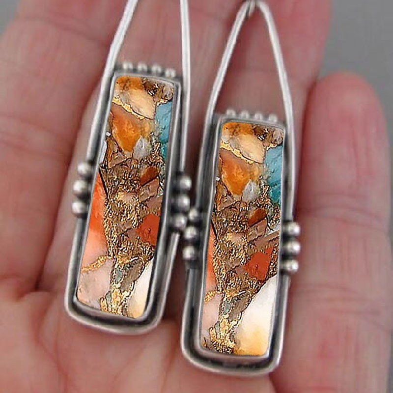 2PCS Retro Bohemian Earrings I - огляд і ціна Men Accessories Aesthetic