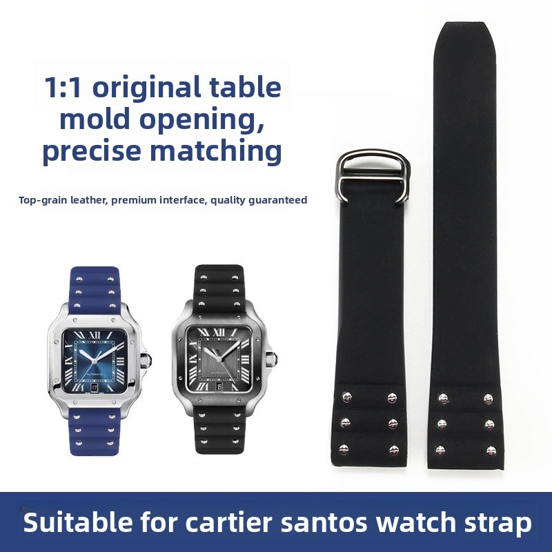 21mm Soft Silicone Watch Strap - огляд і ціна Men'S Accessories Cartier