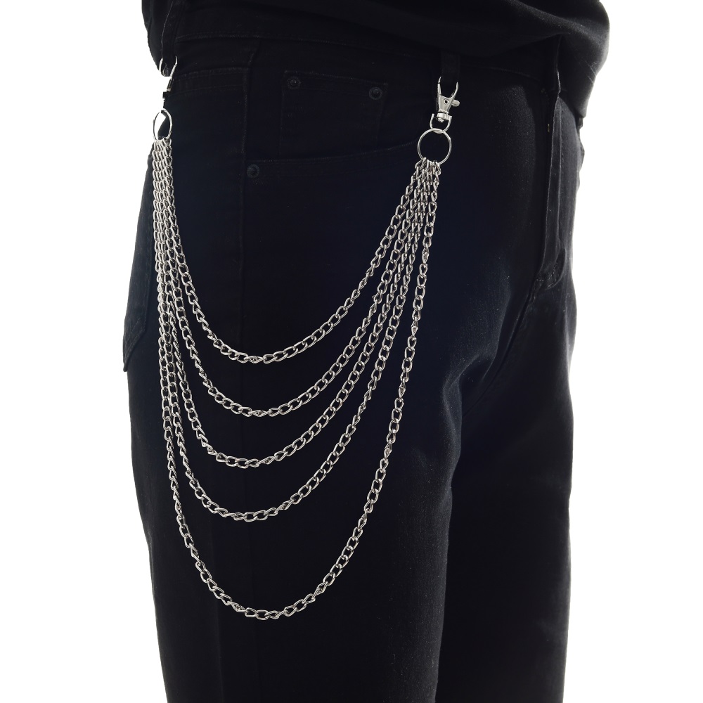 Punk Chain On The Jeans Pants  - огляд і ціна Men Accessories Aesthetic