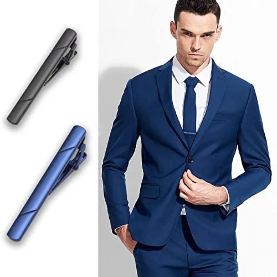 4Pcs Tie Clips For Men Tie Bar - огляд і ціна Men'S Accessories With Suits