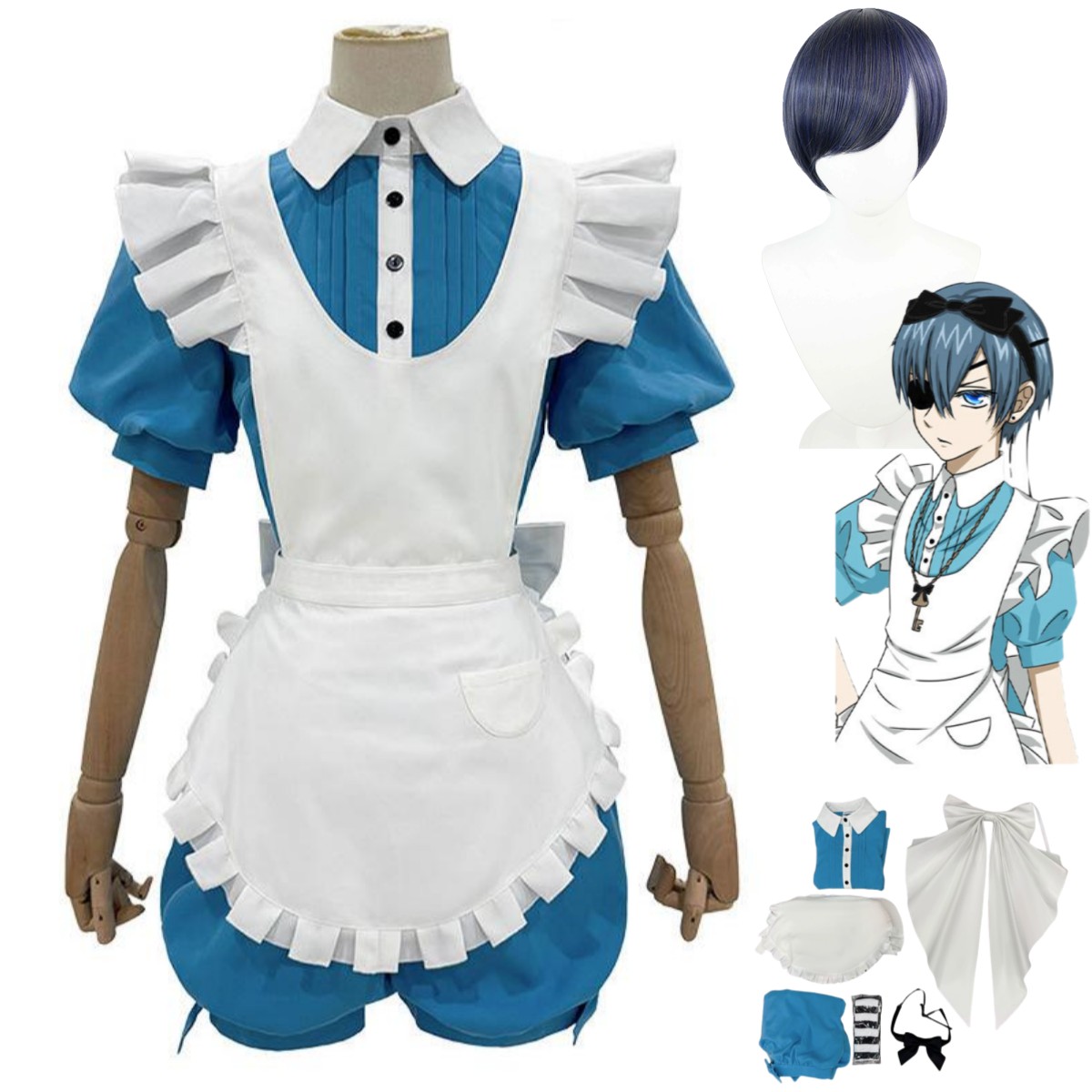 Anime Ciel Phantomhive Smile C - огляд і ціна Men'S Accessories With Suits