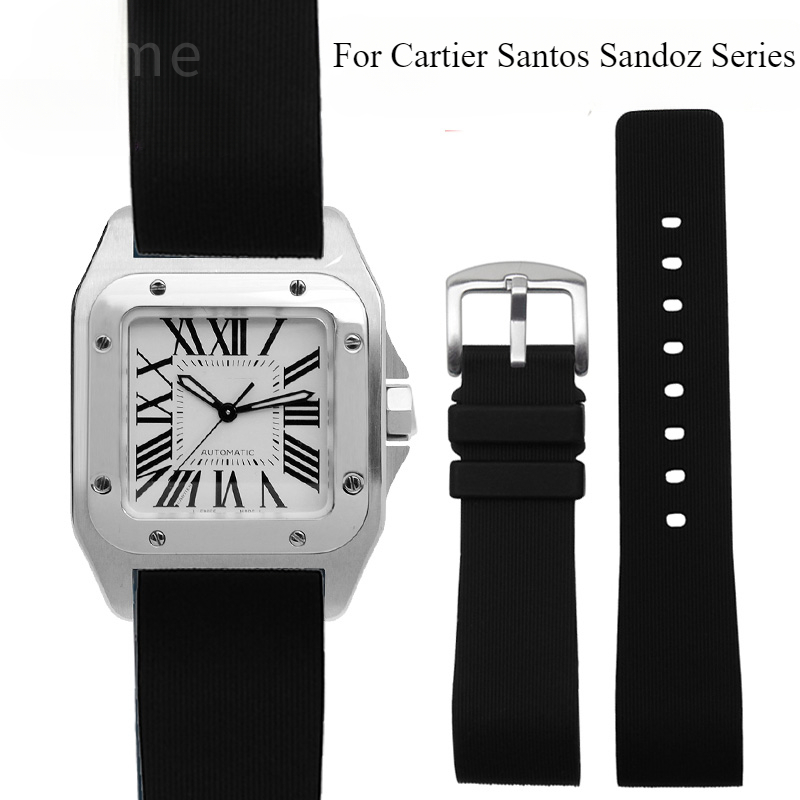 Black Blue Silicone Watch Stra - огляд і ціна Men'S Accessories Cartier